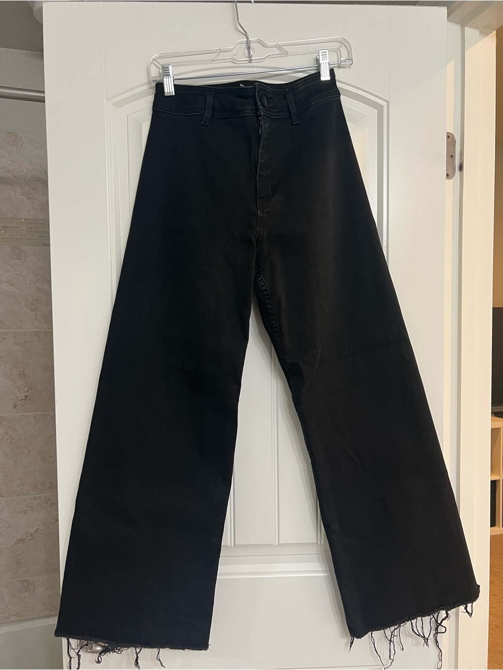 American Threads Black Wide-Leg Women’s Jeans